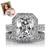 Khloe Kardashian Inspired Wedding Ring Set