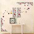 Flower Frame - Large Wall Decals Stickers Appliques Home Decor