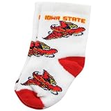 Iowa State Cyclones White Infant 903 (0-13) All Over Team Logo Bootie Socks
