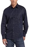 Perry Ellis Men's Radiant Satin Stripe Shirt