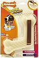 Nylabone Romp 'N Chomp Arc Bone Dog Treat and Chew Toy Peanut Butter Flavor