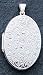 Sterling Silver Oval Locket with 20 inch Sterling Silver Chain