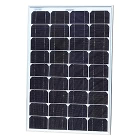 50W AKT Solar Panel Kit with 5A charge controller and solar cables - Complete kit for a 12V system e.g. in a Caravan, Boat or Outhouse
