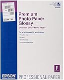 Epson Glossy Premium Photo Paper, 17 x 22 Inches, 25 Sheets per Pack (S042092)