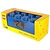 LEGO Kids' 9002151 Blue Plastic Alarm Brick Clock
