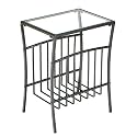 SEI Contemporary Metal Magazine Table