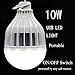 10W USB Powered LED Bulb Super Bright LED Lantern LED Night Light with Heat Sink for Home, Office and Outdoor Activities, 1.5m Cable with Switch