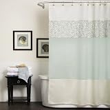 51mxnzp9EDL. SL160  Surf Shower|Triangle Home Fashions 16951 Lush Decor Surf Shower Curtain, Blue
