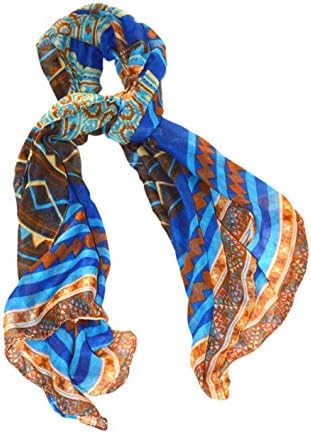 Haiyah Women's Soft Viscose Head Scarf Hijab Blue