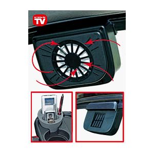 AUTO COOL AS SEEN ON TV SOLAR POWERED VENT FAN AUTOCOOL