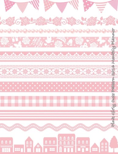 Pink Girly Cute Pattern 2016 Monthly Planner