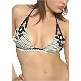 Betsey Johnson Swim Parasol triangle bikini top at Betsey Johnson