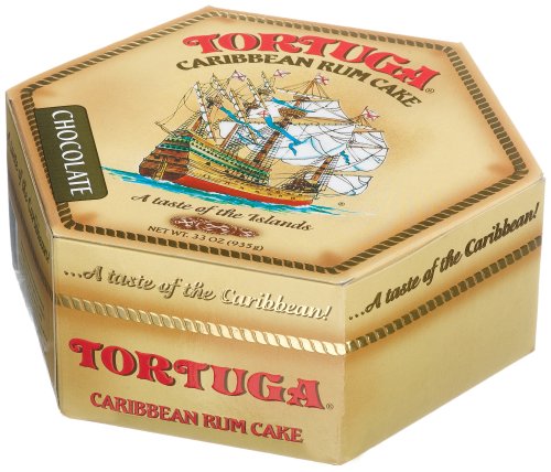 Tortuga Caribbean Rum Cake, Chocolate, 33-Ounce Box by Tortuga
