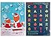 Trader Joes 2016 Milk Chocolate Christmas Advent Calendar (Pack of 2 Assorted Designs)