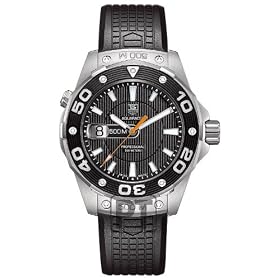 TAG Heuer Men’s Aquaracer 500 M Rubber Strap Watch #WAJ1110.FT6015