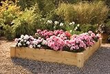 IMAGE OF Rustic Natural Cedar 3114872 Looks Raised Bed Planter, Unfinished