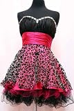 Zeilei 1817 Tulle Strapless Sweet 16 Short Homecoming Prom Dress
