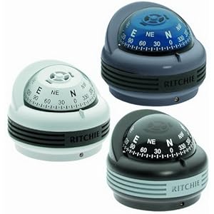Ritchie Trek Compasses 2- 1/4 Dial Surface Mount (Black)