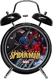 Partner Jouet - UTL0197556 - Jeu électronique - Réveil Métal Spiderman - 10 cm