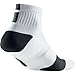 Nike Mens Elite High Quarter Basketball Socks (White, Medium)