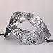 Nati Men's Venetian Mask Color Antiqued Gray