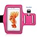 iPhone 6 Plus Armband, iXCC Trek Series Sport Gym Running Armband with Dual Arm-Size Slots for Apple iPhone 6 Plus / 6s Plus, iPod MP3 Player - Pink