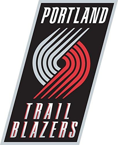Portland Trail-Blazers NBA logo wall decal sticker. 3 stickers (7")