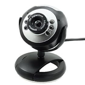 WEBCAM USB 6 LED cam�ra Web Cam Mic pour ordinateur PC par Malo Treasure