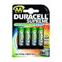 Duracell Supreme AA 2650mAh Pack of 4