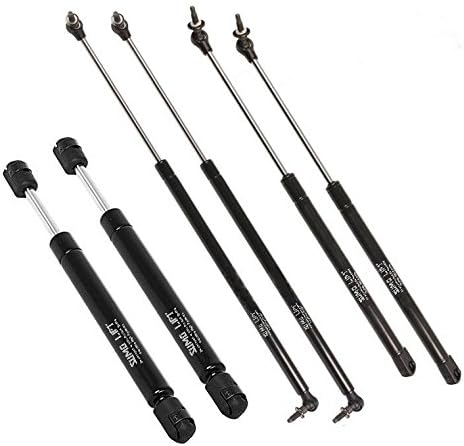 Jeep Grand Cherokee Lift Support Strut 2 Hood 2 Tailgate 2 Window Arm Prop Rod 4699 4528 4048