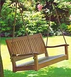 IMAGE OF Java Teak Hardwood Outdoor Patio Porch Swing