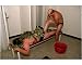 Photographic Print of Anatoly gives a passenger a massage in the Sauna on from ArcticPhoto