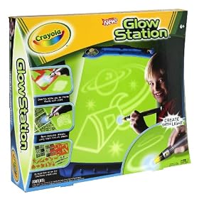 Crayola Glow Station can create with Light!