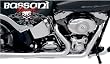 Bassani Manufacturing Chrome Heat Shields HS-SFT-237SM