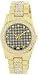 Geneve Elegante Men's GEN-5066_Gld Classic Rhinestone Encrusted Watch
