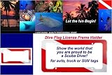 New Scuba Dive License Plate Holder Frame for Car TruckVan