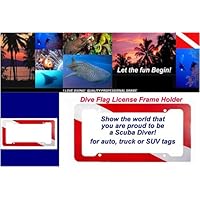 New Scuba Dive License Plate Holder Frame for Car TruckVan