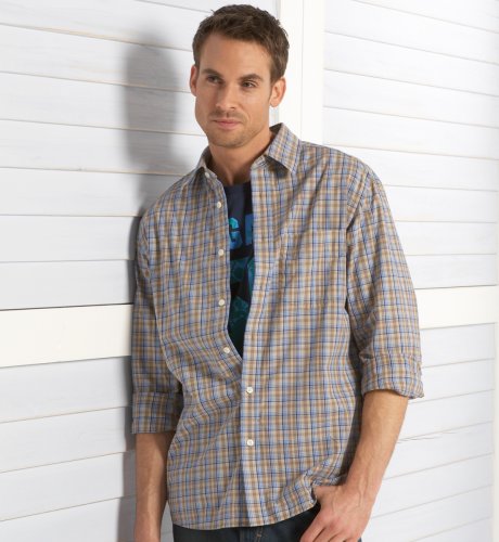 Big & Tall Blue Harbour Long Sleeve Bright Check Shirt