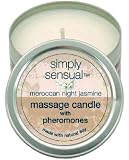 Classic Erotica Simply Sensual Moroccan Jasmine Soy Candle With Phermomones