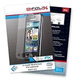 atFoliX Displayschutzfolie f�r Samsung Wave 525 - FX-Clear: Display Schutzfolie kristallklar! H�chste Qualit�t - Made in Germany!von "Displayschutz@FoliX"