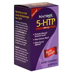 Natrol 5-HTP 100mg, 30 Capsules (Pack of 2)
