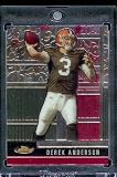 2008 Topps Finest Football Card - Derek Anderson / Cleveland Browns / NFL Trading Card in Protective Display Case!