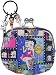 Betty Boop Collage Blue Coin Purse Bonus Keychain