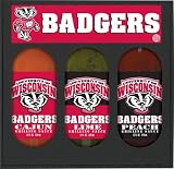 Wisconsin Badgers 3 Bottle Grilling Sauce Gift Set Wisconsin Badgers 3 Bottle Grilling Sauce Gift Set