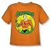 Search : Dc Comics - Aquaman Juvy T-Shirt In Orange