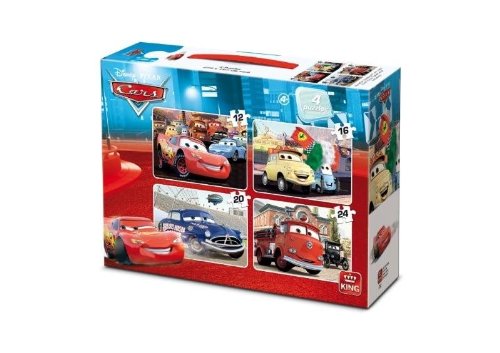 King K04782 - 4 Puzzles Disney Cars 4IN1