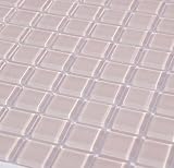 Glass Mosaic Tile light pink for bathroom kitchen backsplash #8040
