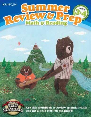 Kumon Summer Review & Prep Workbooks 3-4