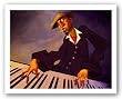 Piano Man II by Justin Bua 31.5"x24.5" Art Print Poster