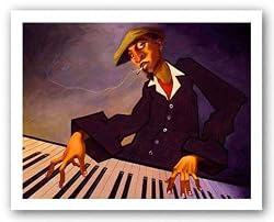 Piano Man II by Justin Bua 31.5"x24.5" Art Print Poster